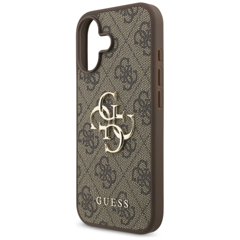 Case for Apple iPhone 17, Guess, 4G Big Logo, Brown