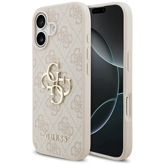 Pouzdro pro Apple iPhone 17, Guess, 4G Big Logo, Růžové
