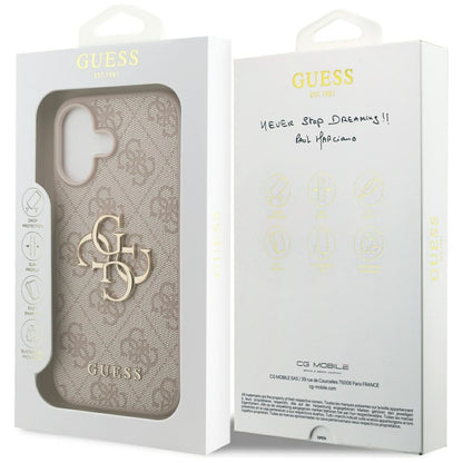 Case for Apple iPhone 17, Guess, 4G Big Logo, Pink