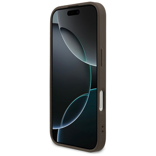 Pouzdro pro Apple iPhone 17, Guess, 4G Classic, Hnědá