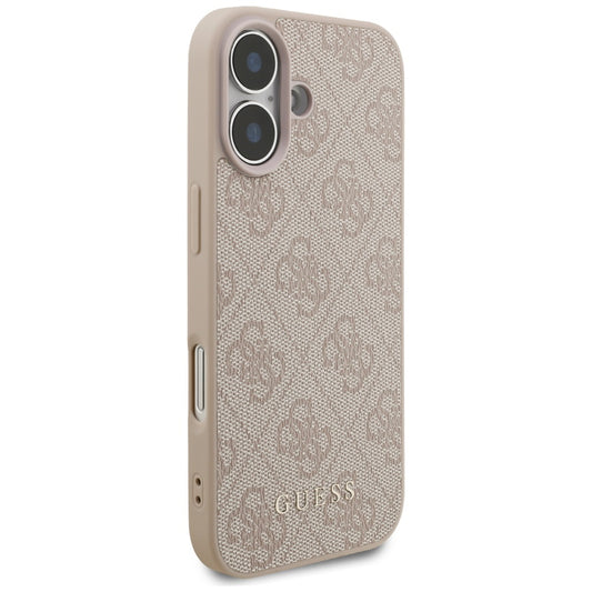 Pouzdro pro Apple iPhone 17, Guess, 4G Classic, Růžové
