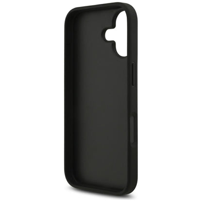 Pouzdro pro Apple iPhone 17, Guess, 4G Grained Big and Classic Logo, Černá