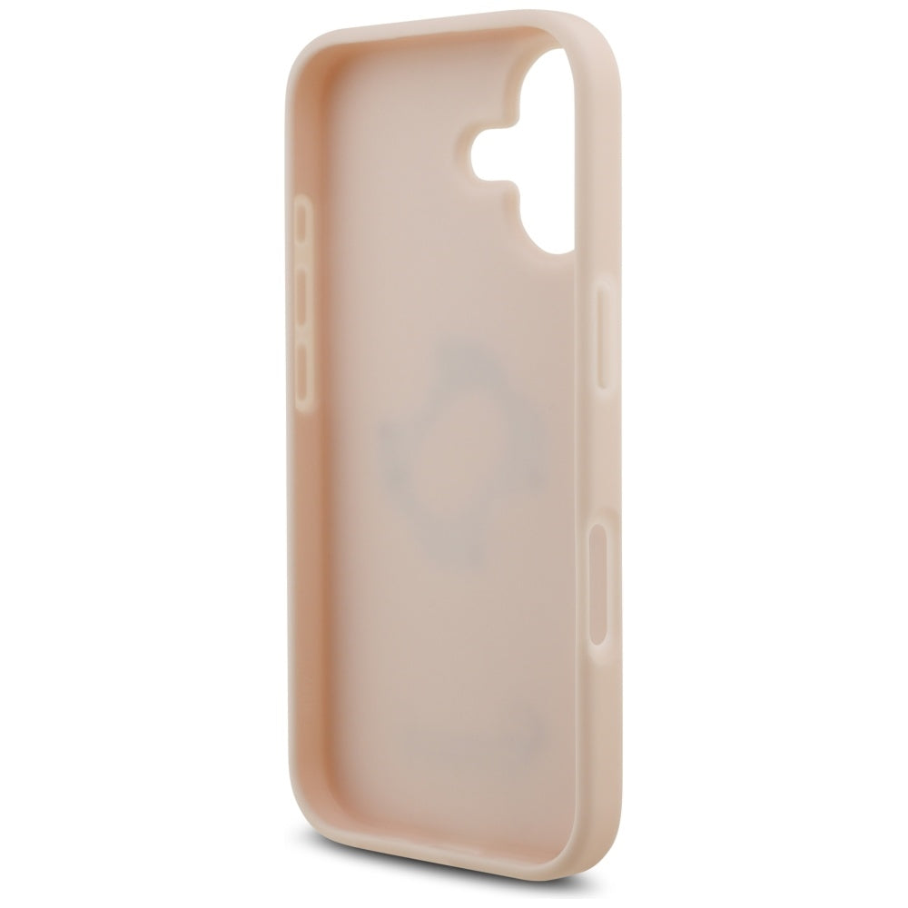 Pouzdro pro Apple iPhone 17, Guess, 4G Grained Big and Classic Logo, Růžové