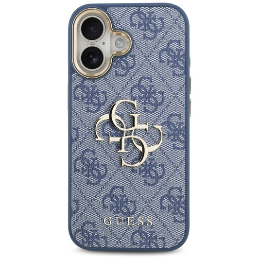 Pouzdro pro Apple iPhone 17, Guess, Big 4G Logo Classic, Zlatomodrá