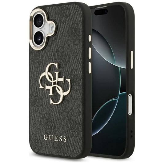 Pouzdro pro Apple iPhone 17, Guess, Big 4G Logo Classic, Černé Zlaté