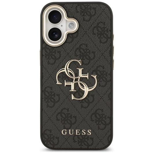 Pouzdro pro Apple iPhone 17, Guess, Big 4G Logo Classic, Černé Zlaté