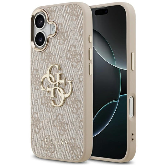 Pouzdro pro Apple iPhone 17, Guess, Big 4G Logo Classic, Růžové Zlato
