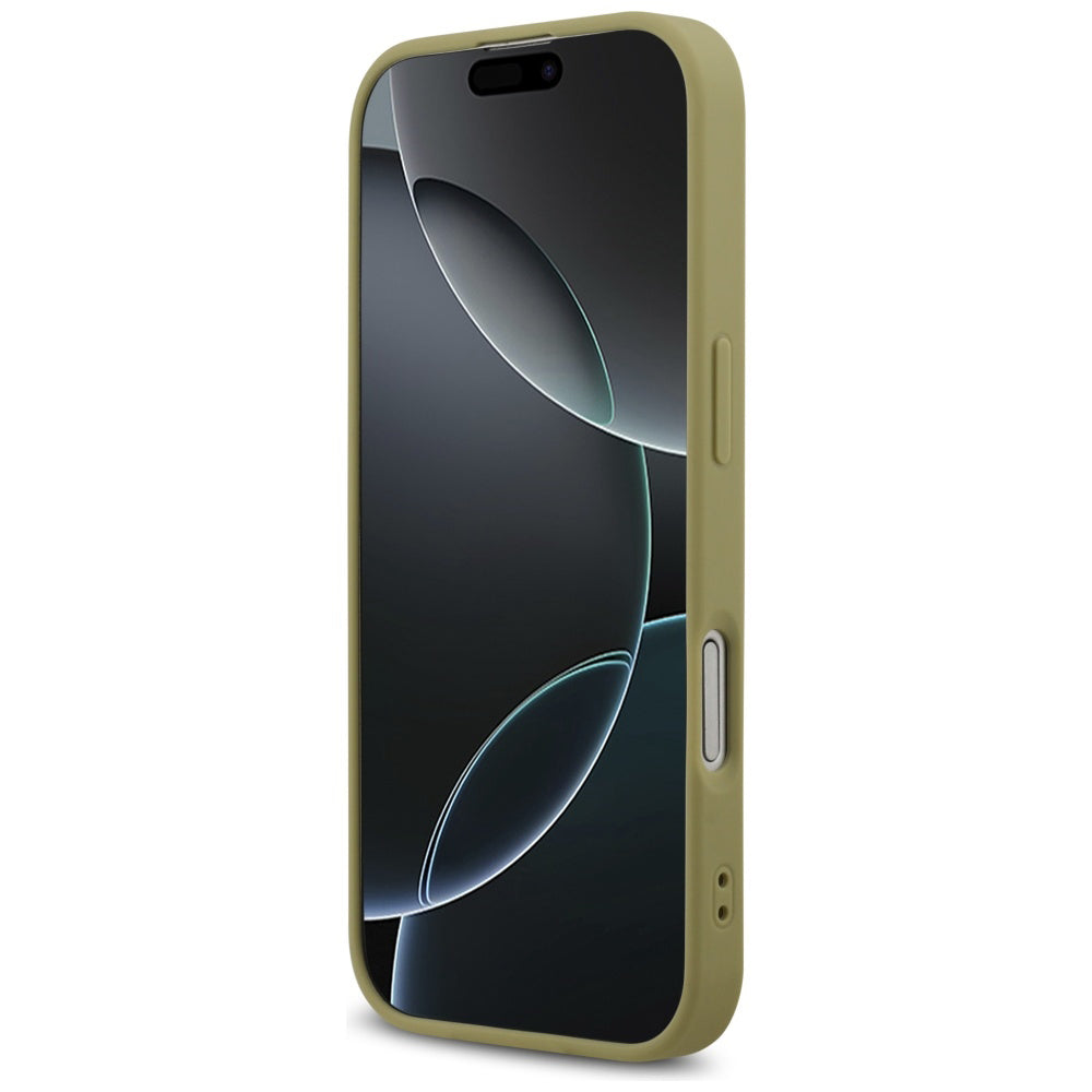 Pouzdro pro Apple iPhone 17, Guess, Fixed Glitter Big 4G, Zlaté