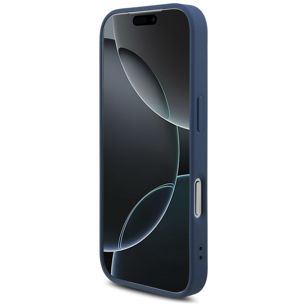 Pouzdro pro Apple iPhone 17 Pro, Guess, 4G Big Logo, Modrá