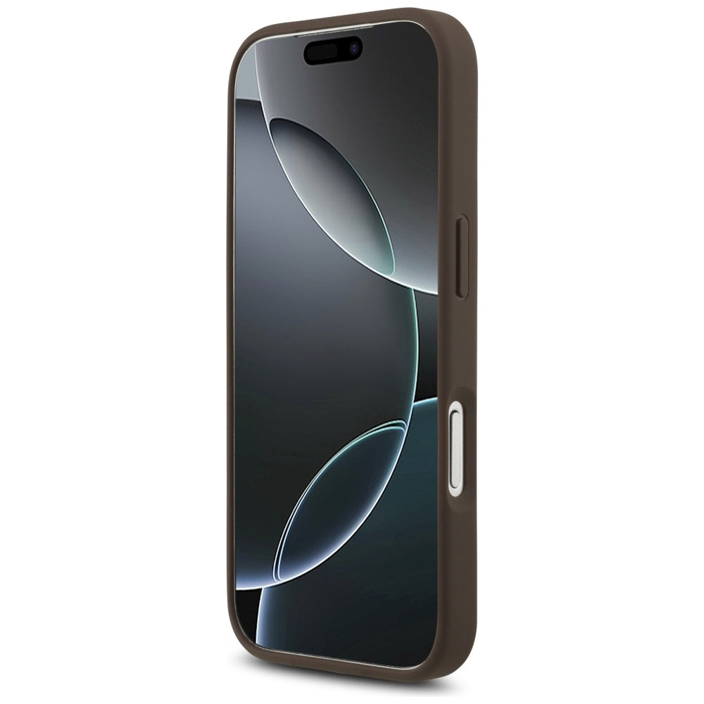 Pouzdro pro Apple iPhone 17 Pro, Guess, 4G Big Logo, hnědá