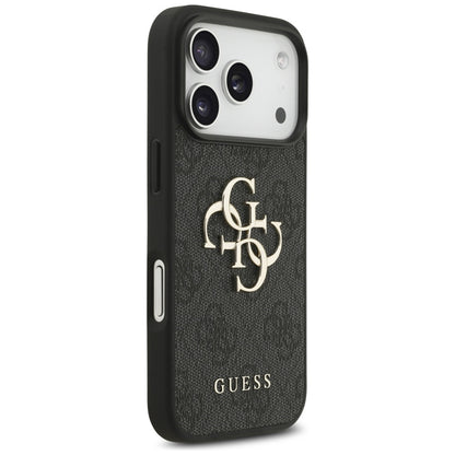 Pouzdro pro Apple iPhone 17 Pro, Guess, 4G Big Logo, Černá