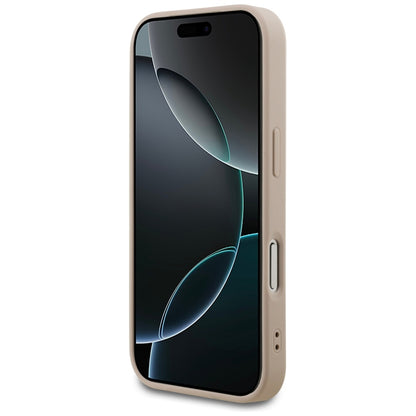 Pouzdro pro Apple iPhone 17 Pro, Guess, 4G Classic, Růžové