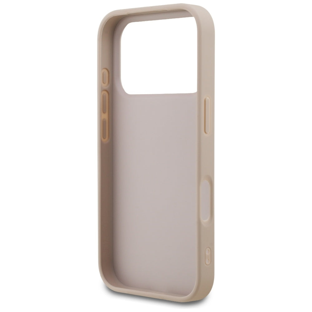Pouzdro pro Apple iPhone 17 Pro, Guess, 4G Classic, Růžové