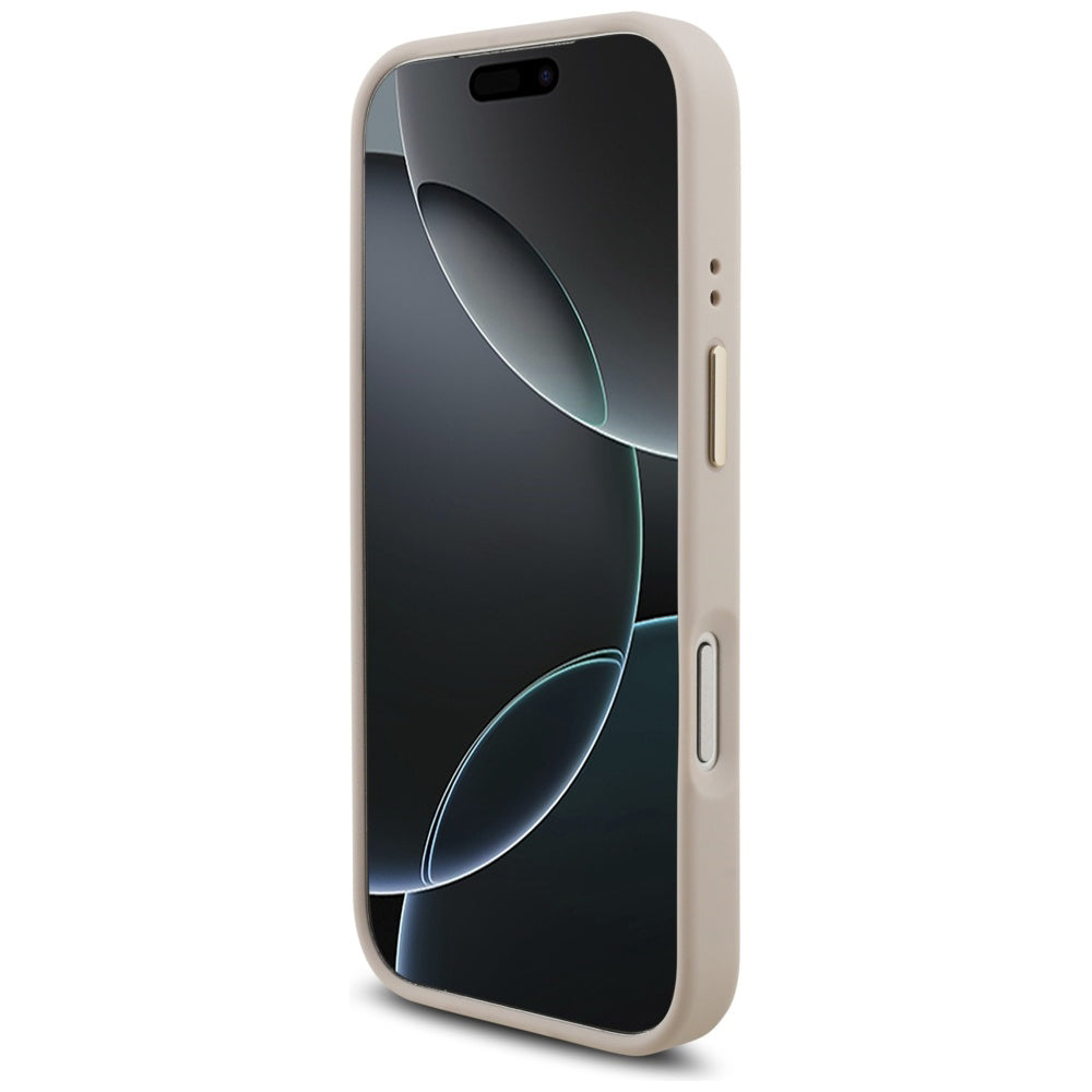 Pouzdro pro Apple iPhone 17 Pro, Guess, Big 4G Logo Classic, Růžové Zlato