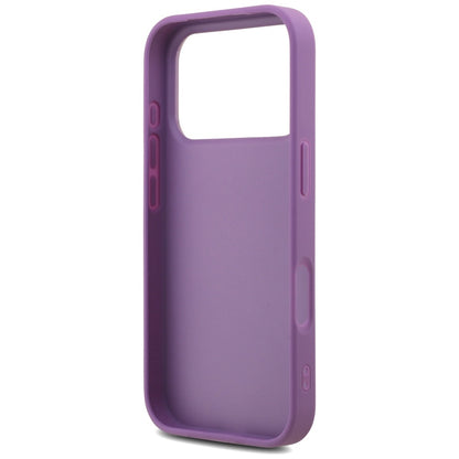 Pouzdro pro Apple iPhone 17 Pro, Guess, Fixed Glitter Big 4G, Fialové
