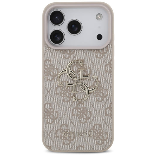 Pouzdro pro Apple iPhone 17 Pro Max, Guess, 4G Big Logo, Růžové