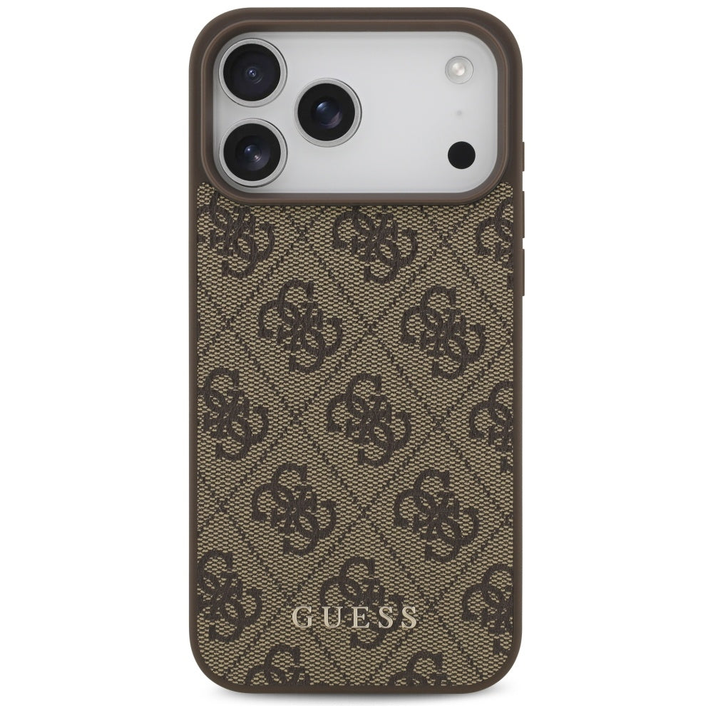 Pouzdro pro Apple iPhone 17 Pro Max, Guess, 4G Classic, hnědá