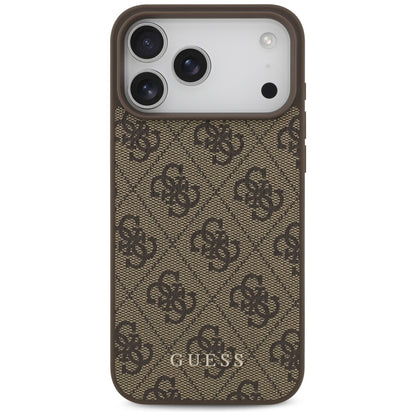 Pouzdro pro Apple iPhone 17 Pro Max, Guess, 4G Classic, hnědá