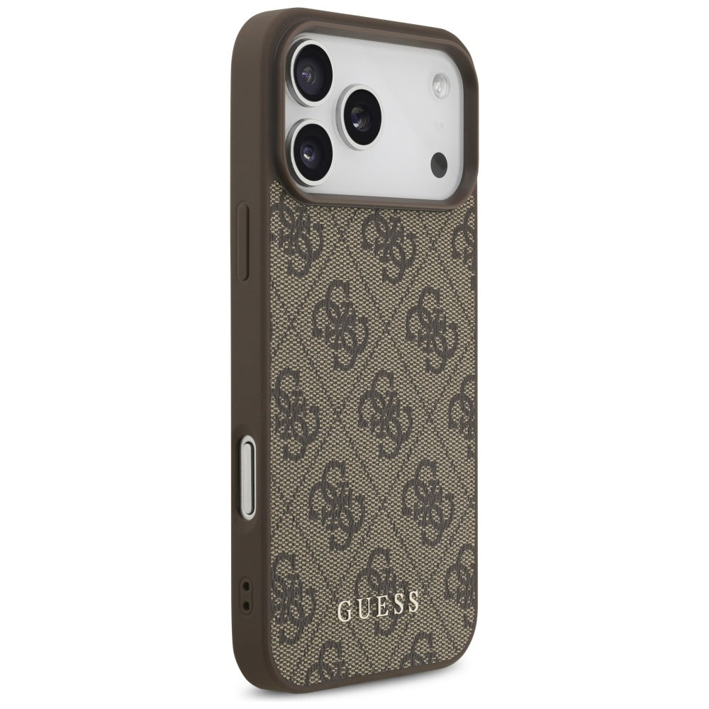 Pouzdro pro Apple iPhone 17 Pro Max, Guess, 4G Classic, hnědá