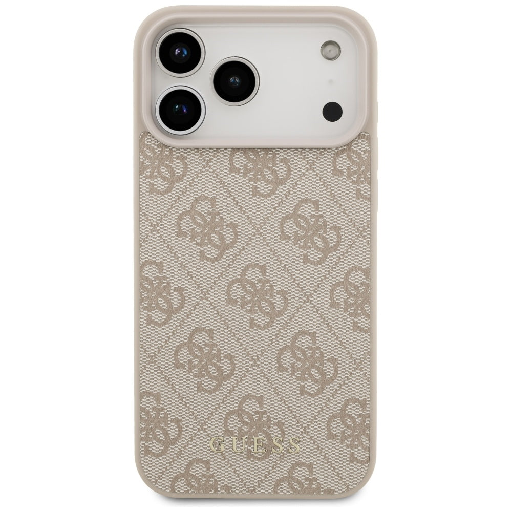 Pouzdro pro Apple iPhone 17 Pro Max, Guess, 4G Classic, Růžové