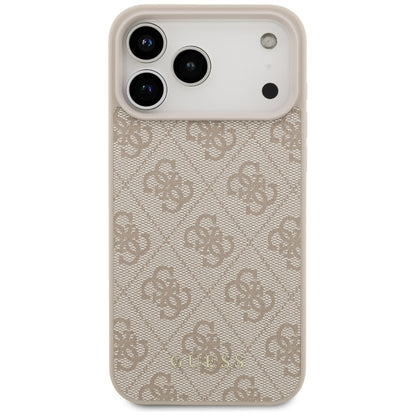 Pouzdro pro Apple iPhone 17 Pro Max, Guess, 4G Classic, Růžové