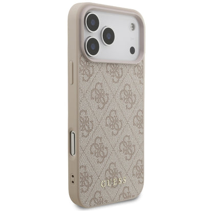 Pouzdro pro Apple iPhone 17 Pro Max, Guess, 4G Classic, Růžové
