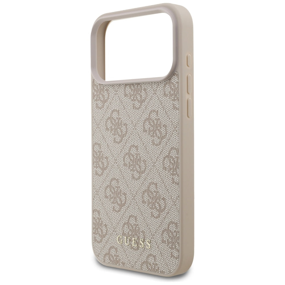 Pouzdro pro Apple iPhone 17 Pro Max, Guess, 4G Classic, Růžové