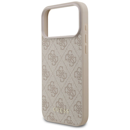 Pouzdro pro Apple iPhone 17 Pro Max, Guess, 4G Classic, Růžové
