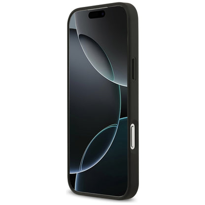 Pouzdro pro Apple iPhone 17 Pro Max, Guess, 4G Double Card Triangle, Černá