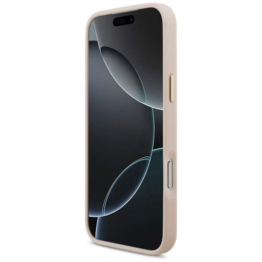Pouzdro pro Apple iPhone 17 Pro Max, Karl Lagerfeld, Script Logo, Růžové