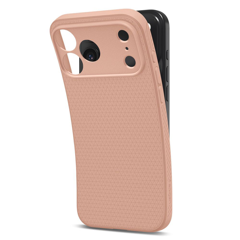 Pouzdro pro Apple iPhone 17 Pro Max, Spigen, Liquid Air, Růžové