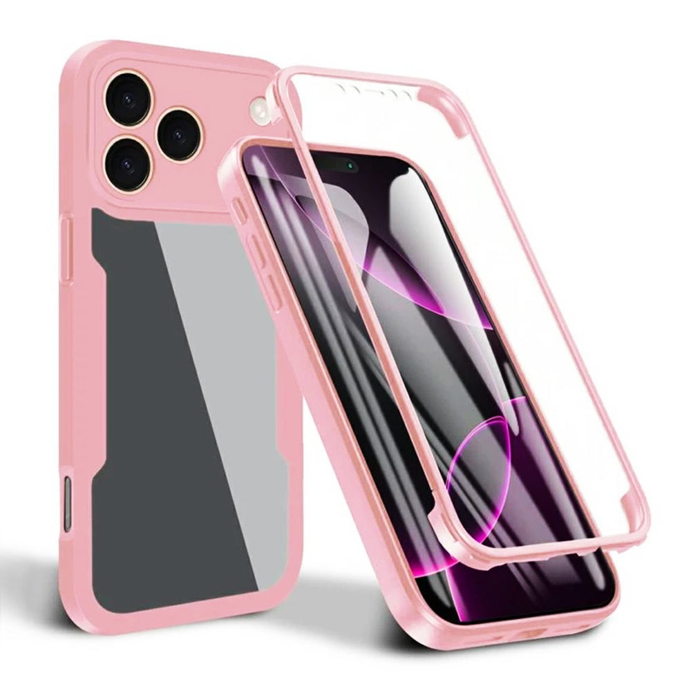 Pouzdro pro Apple iPhone 17 Pro Max, Techsuit, ColorVerse 360, Růžové