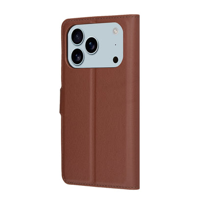 Pouzdro pro Apple iPhone 17 Pro Max, Techsuit, Leather Folio, Hnědá