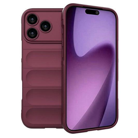 Pouzdro pro Apple iPhone 17 Pro Max, Techsuit, Magic Shield, Višňová