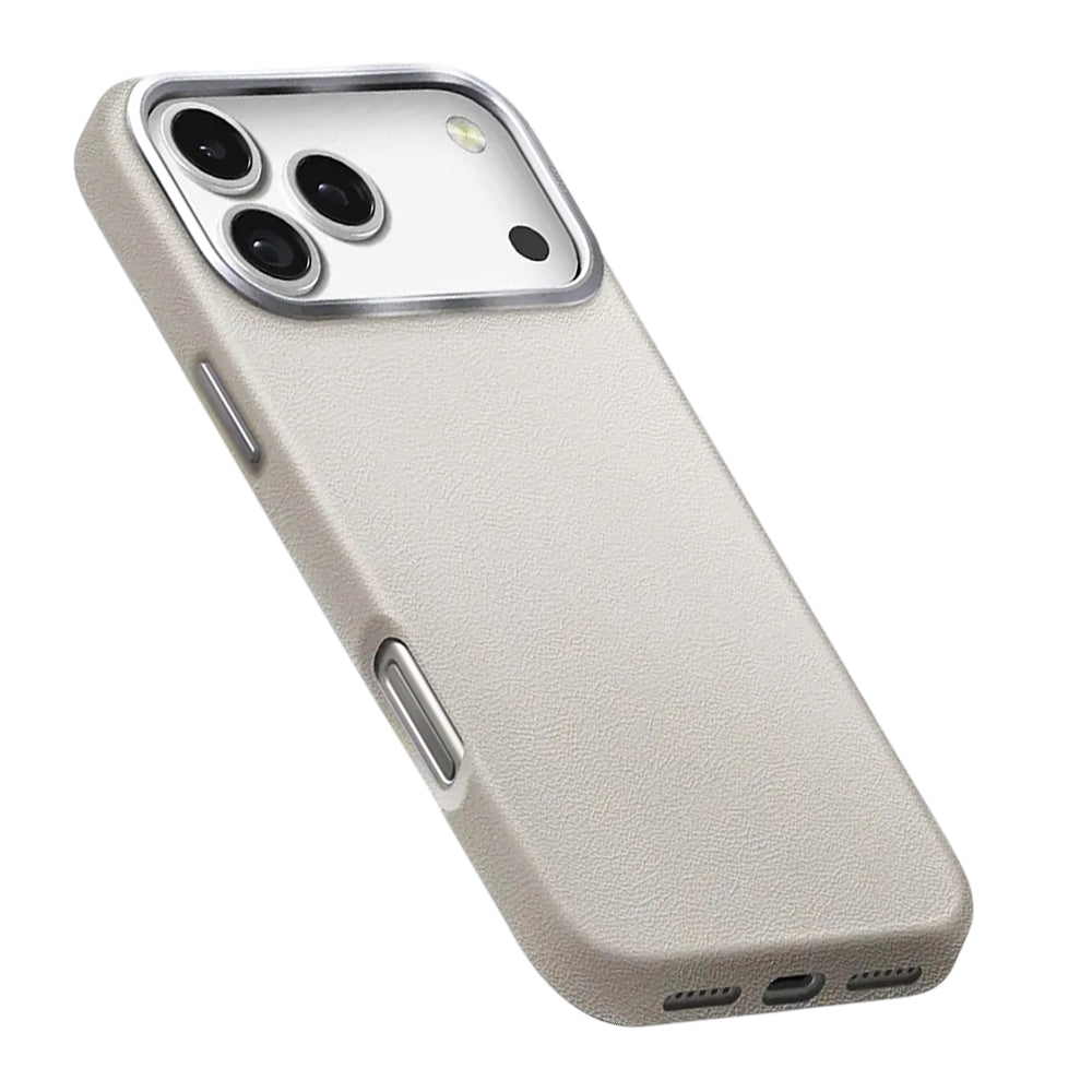 Pouzdro pro Apple iPhone 17 Pro Max, UNIQ, Lyden Leatherette, Šedé