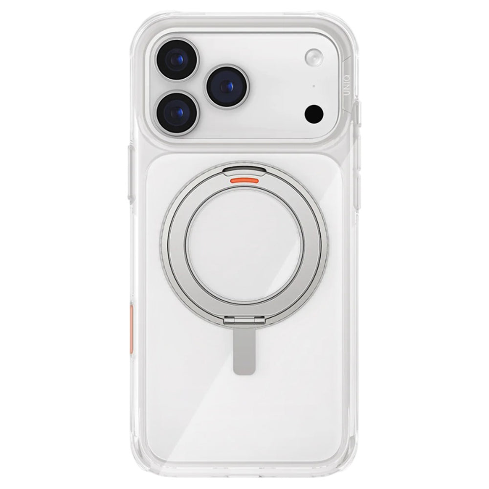 Pouzdro pro Apple iPhone 17 Pro Max, UNIQ, Swivix, Stříbrné