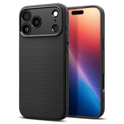 Pouzdro pro Apple iPhone 17 Pro, Spigen, Liquid Air, Matně černé