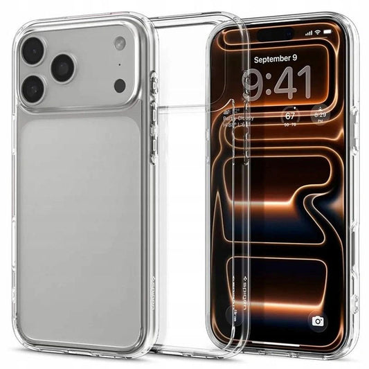 Pouzdro pro Apple iPhone 17 Pro, Spigen, Ultra Hybrid, Průhledné