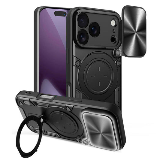 Pouzdro pro Apple iPhone 17 Pro, Techsuit, CamGuard Pro, Černá