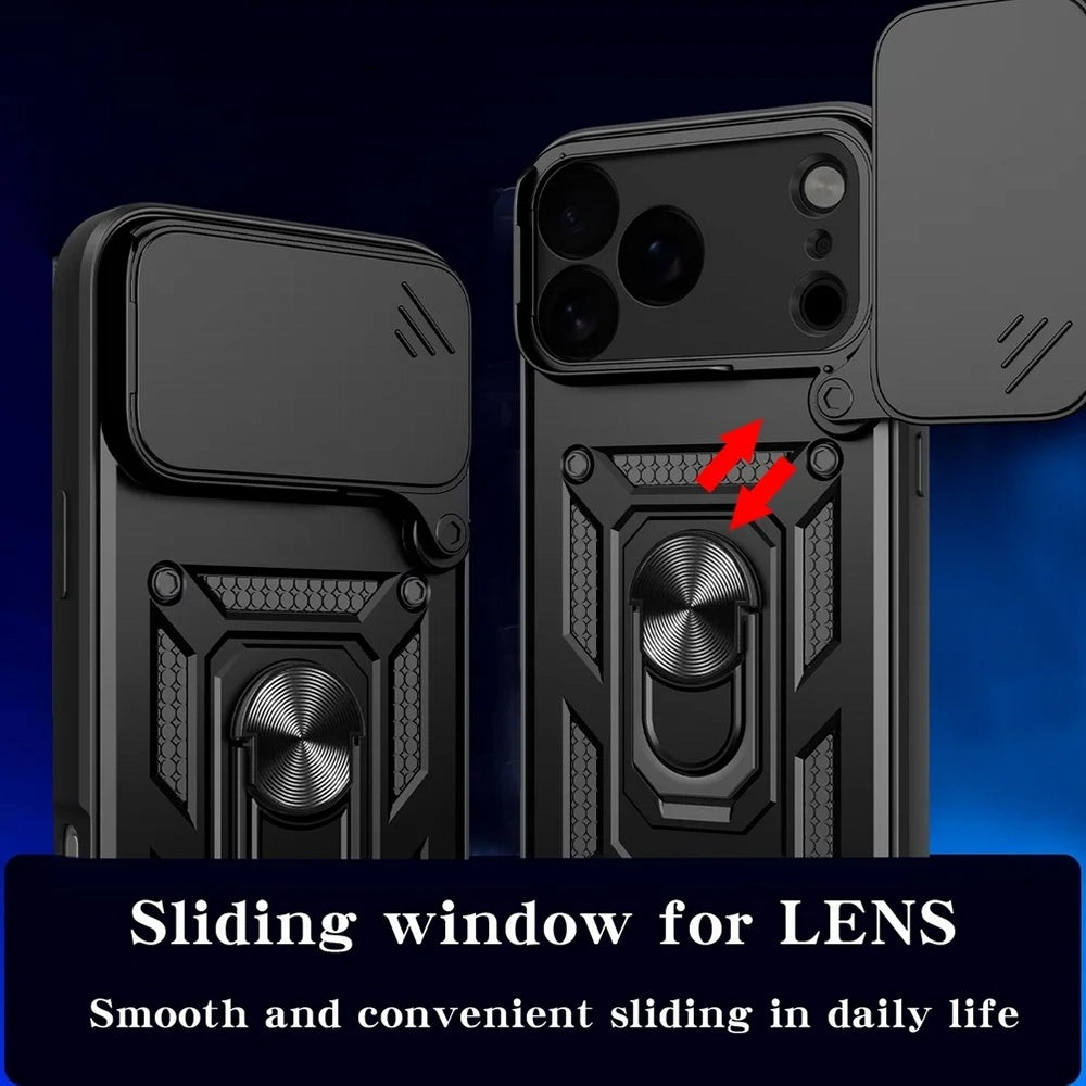 Pouzdro pro Apple iPhone 17 Pro, Techsuit, CamShield, Černá
