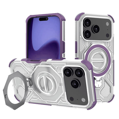 Pouzdro pro Apple iPhone 17 Pro, Techsuit, Carbon Shield Pro, Fialová
