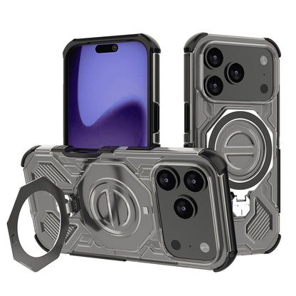 Pouzdro pro Apple iPhone 17 Pro, Techsuit, Carbon Shield Pro, Světle černá