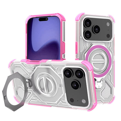 Pouzdro pro Apple iPhone 17 Pro, Techsuit, Carbon Shield Pro, Růžové.