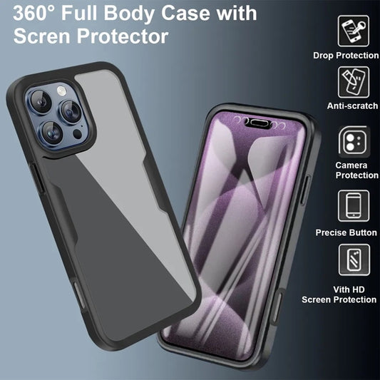 Pouzdro pro Apple iPhone 17 Pro, Techsuit, ColorVerse 360, Modrá