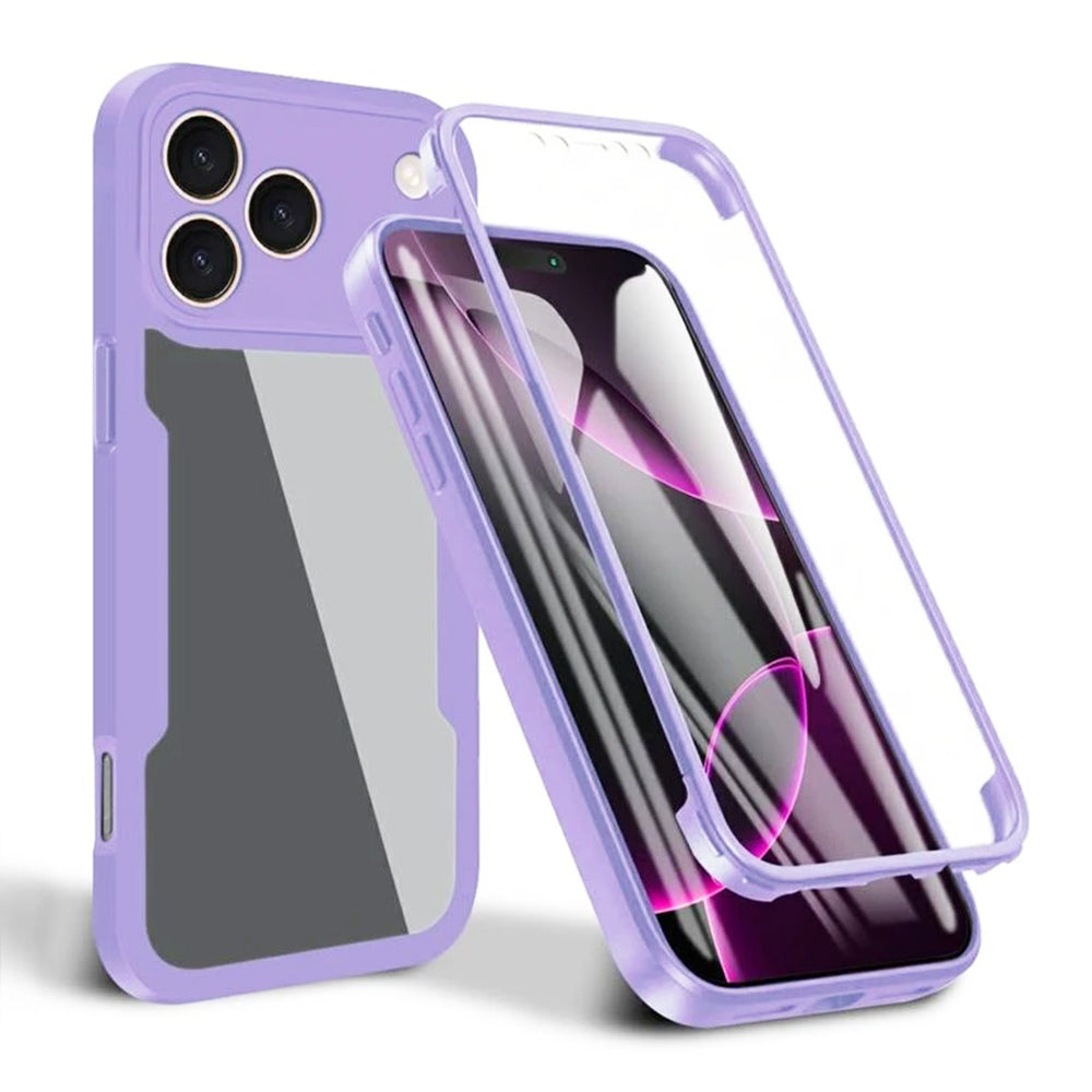Pouzdro pro Apple iPhone 17 Pro, Techsuit, ColorVerse 360, Fialové