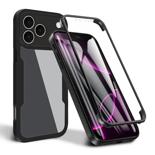 Pouzdro pro Apple iPhone 17 Pro, Techsuit, ColorVerse 360, Černá
