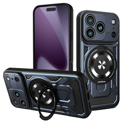 Pouzdro pro Apple iPhone 17 Pro, Techsuit, RuggedCam, Modrá
