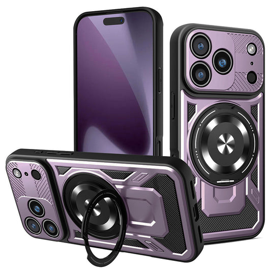 Pouzdro pro Apple iPhone 17 Pro, Techsuit, RuggedCam, Fialové