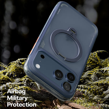 Pouzdro pro Apple iPhone 17 Pro, Torras, Ostand Spin Air, Modrá