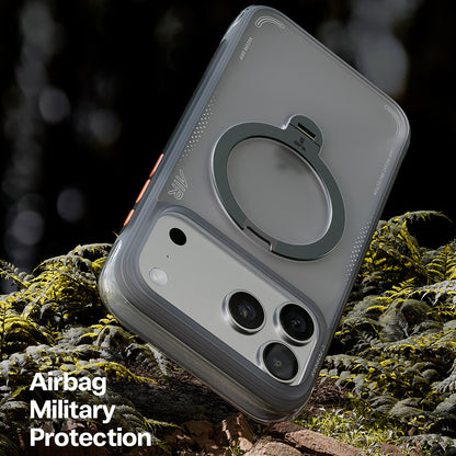 Pouzdro pro Apple iPhone 17 Pro, Torras, Ostand Spin Air, Šedé